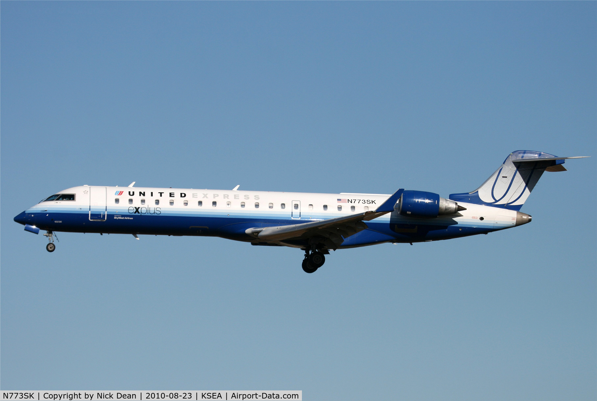N773SK, 2005 Bombardier CRJ-702 C/N 10236, KSEA