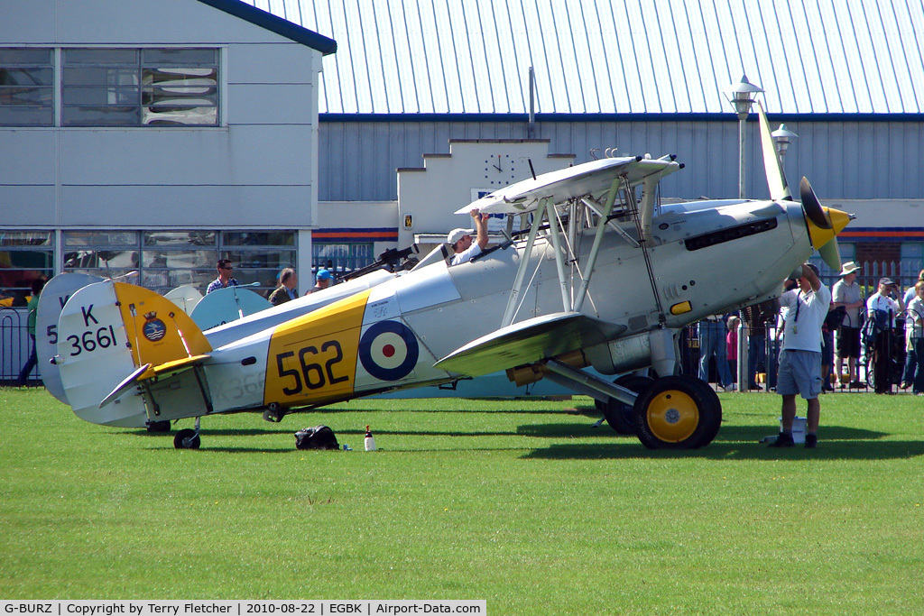 G-BURZ, 1934 Hawker Nimrod II C/N 41H-59890, 1934 Hawker Aircraft Ltd HAWKER NIMROD MKII, c/n: 41H-59890 at 2010 Sywell Airshow