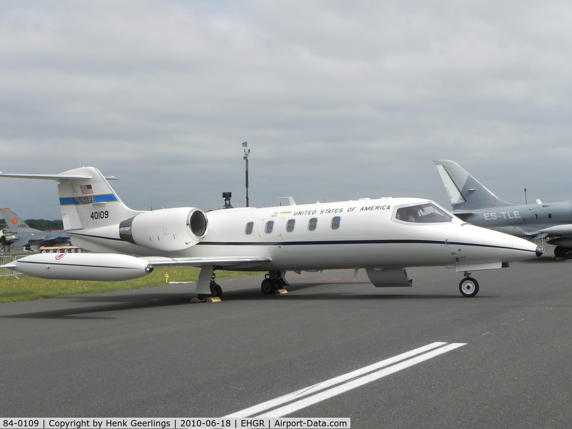 84-0109, 1984 Gates Learjet C-21A C/N 35A-555, Dutch AF Open Day,  Gilze Rijen AFB