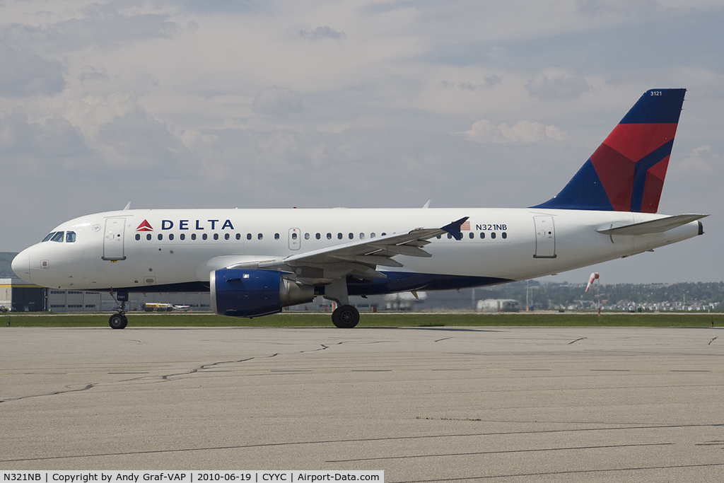 N321NB, 2001 Airbus A319-114 C/N 1414, Delta Airline A319