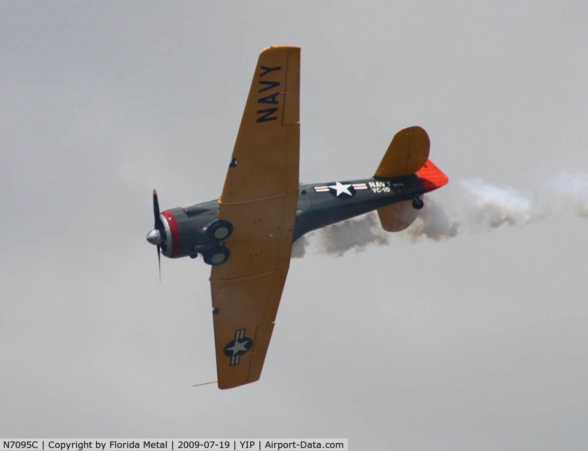 N7095C, North American AT-6D Texan C/N 42-84678, AT-6D