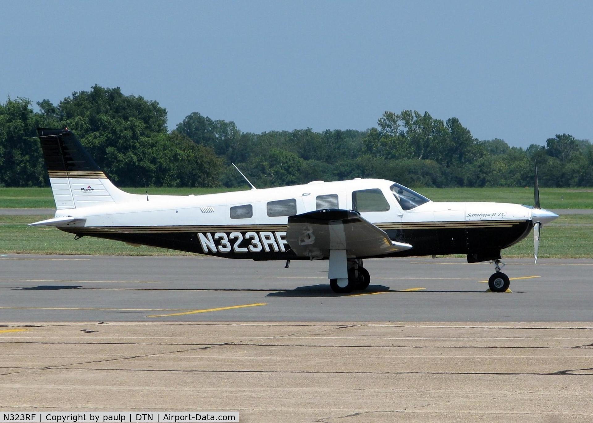 N323RF, 2001 Piper PA-32R-301T Turbo Saratoga C/N 3257201, At Downtown Shreveport.