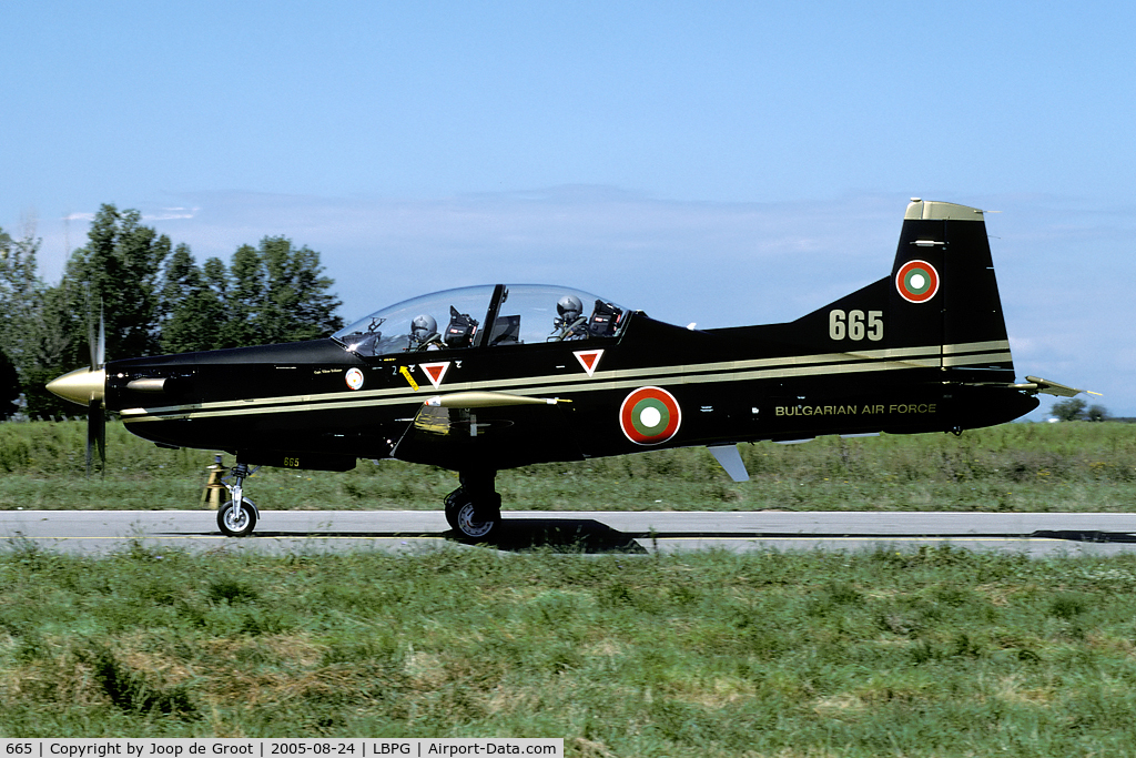 665, Pilatus PC-9M C/N 665, Brand new trainer used as a light attack aircraft during Co-operative Key 2005