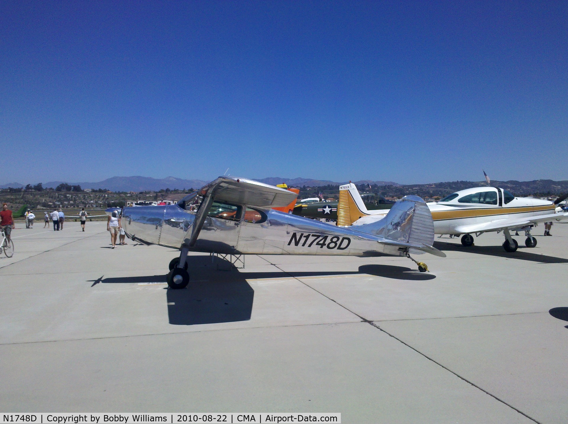 N1748D, 1951 Cessna 170A C/N 20191, Static Display at 2010 Wings Over Camarillo
