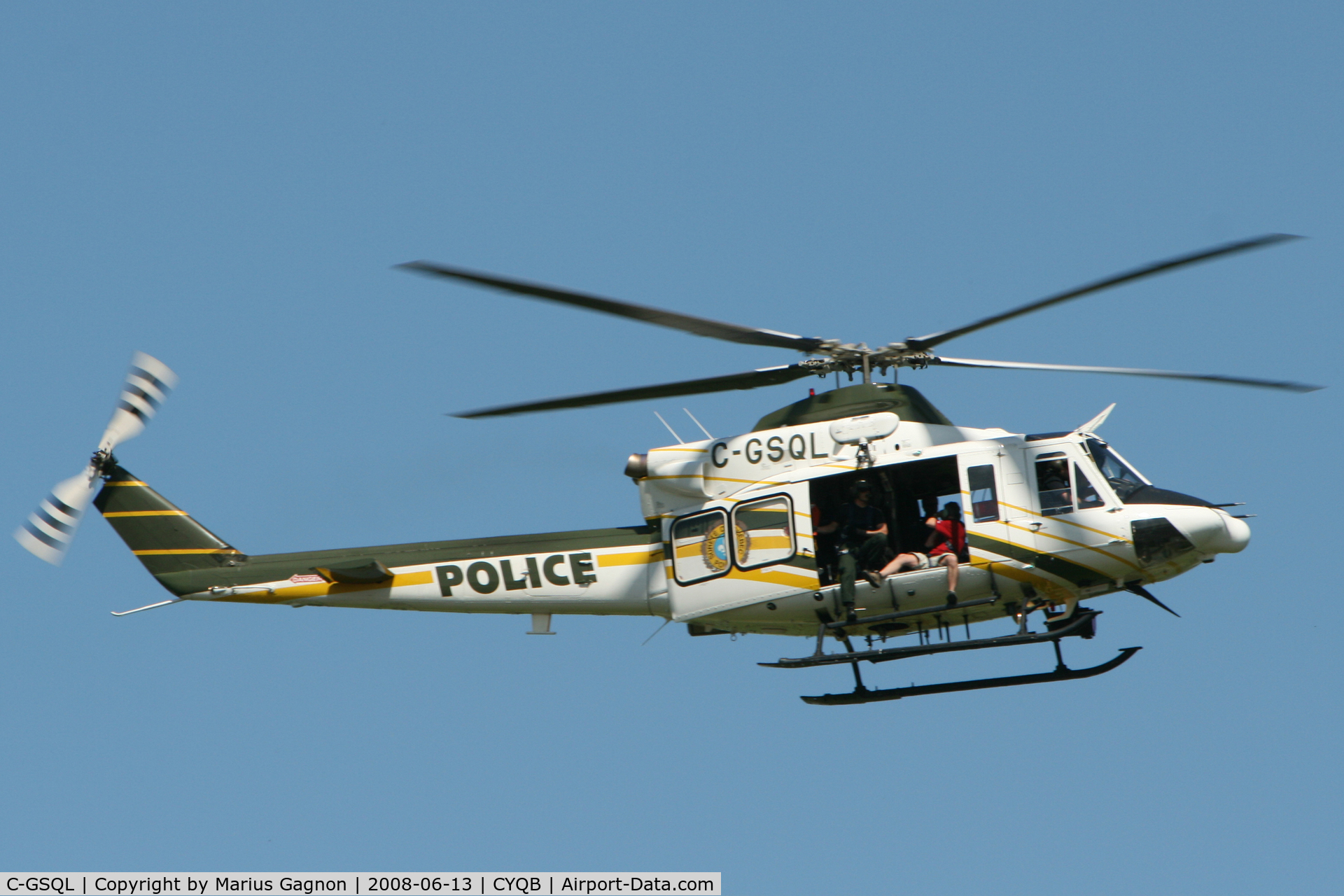 C-GSQL, Bell 412EP C/N 36262, During Quebec Airshow event.