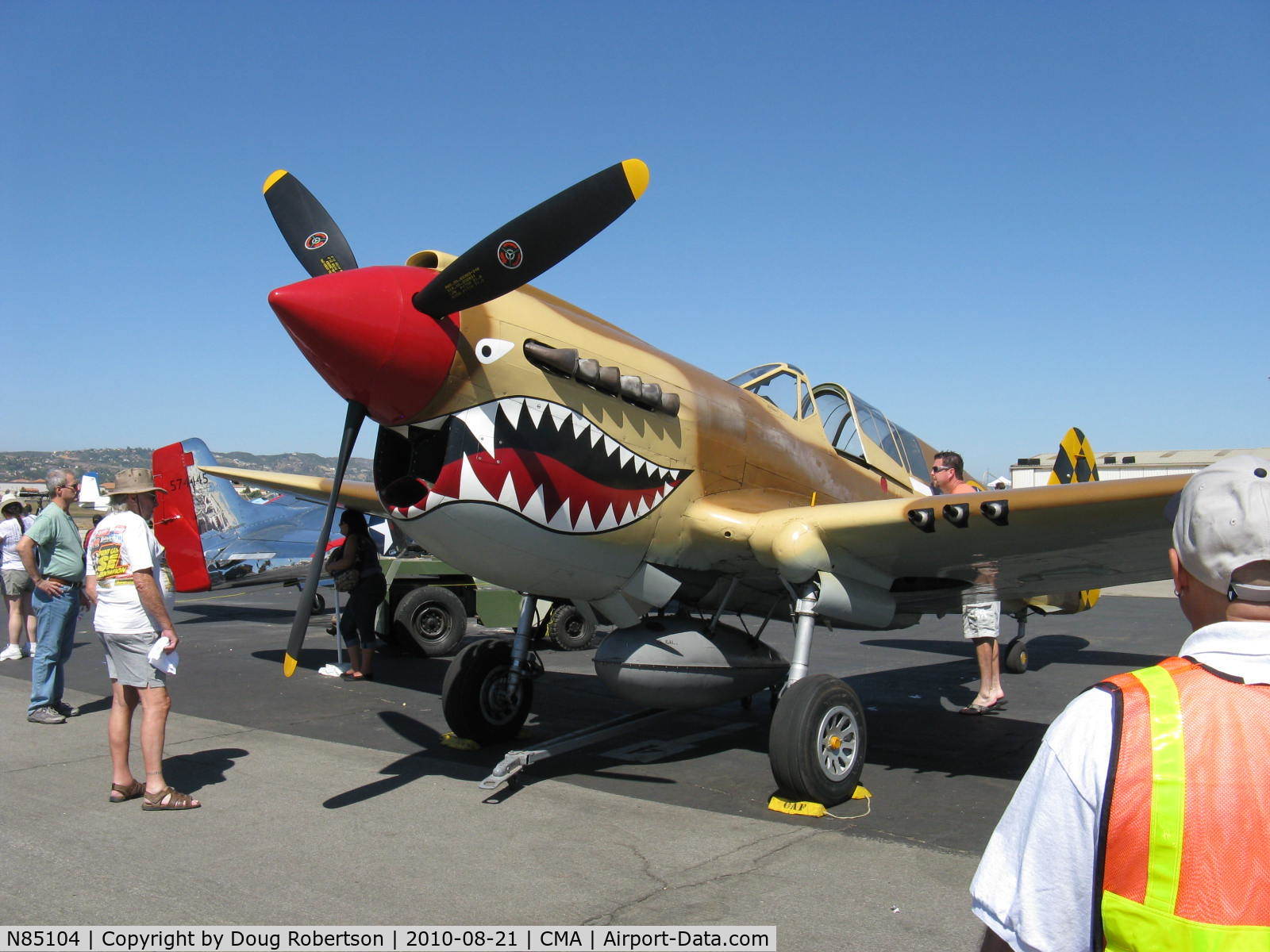 N85104, Curtiss P-40N-5CU Kittyhawk C/N 28954/F858, Curtiss-Wright Maloney P-40N KITTYHAWK IV, Allison V-1710-81 1,360 Hp