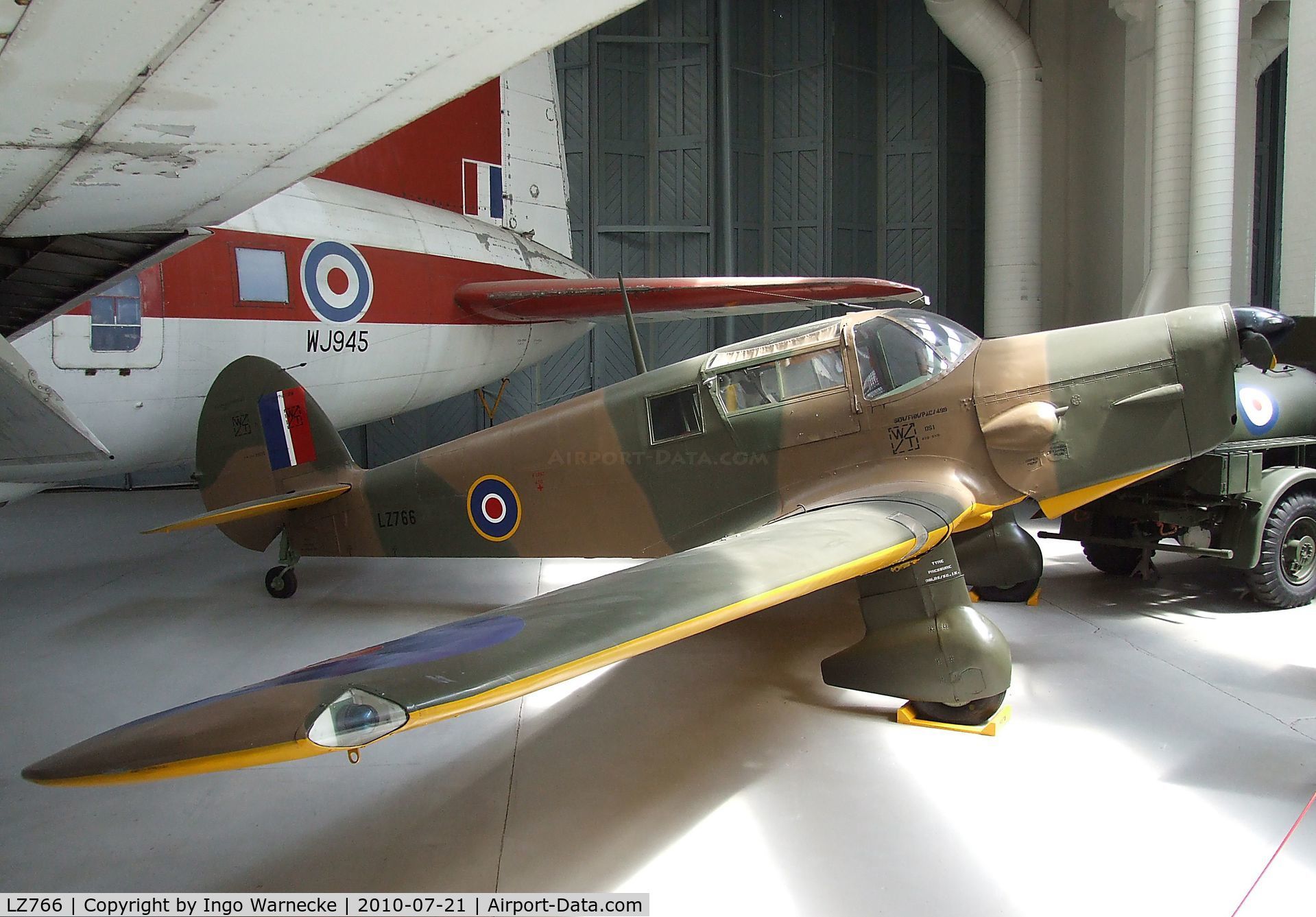 LZ766, 1944 Percival P-34A Proctor 3 C/N H536, Percival Proctor 3 at the Imperial War Museum, Duxford