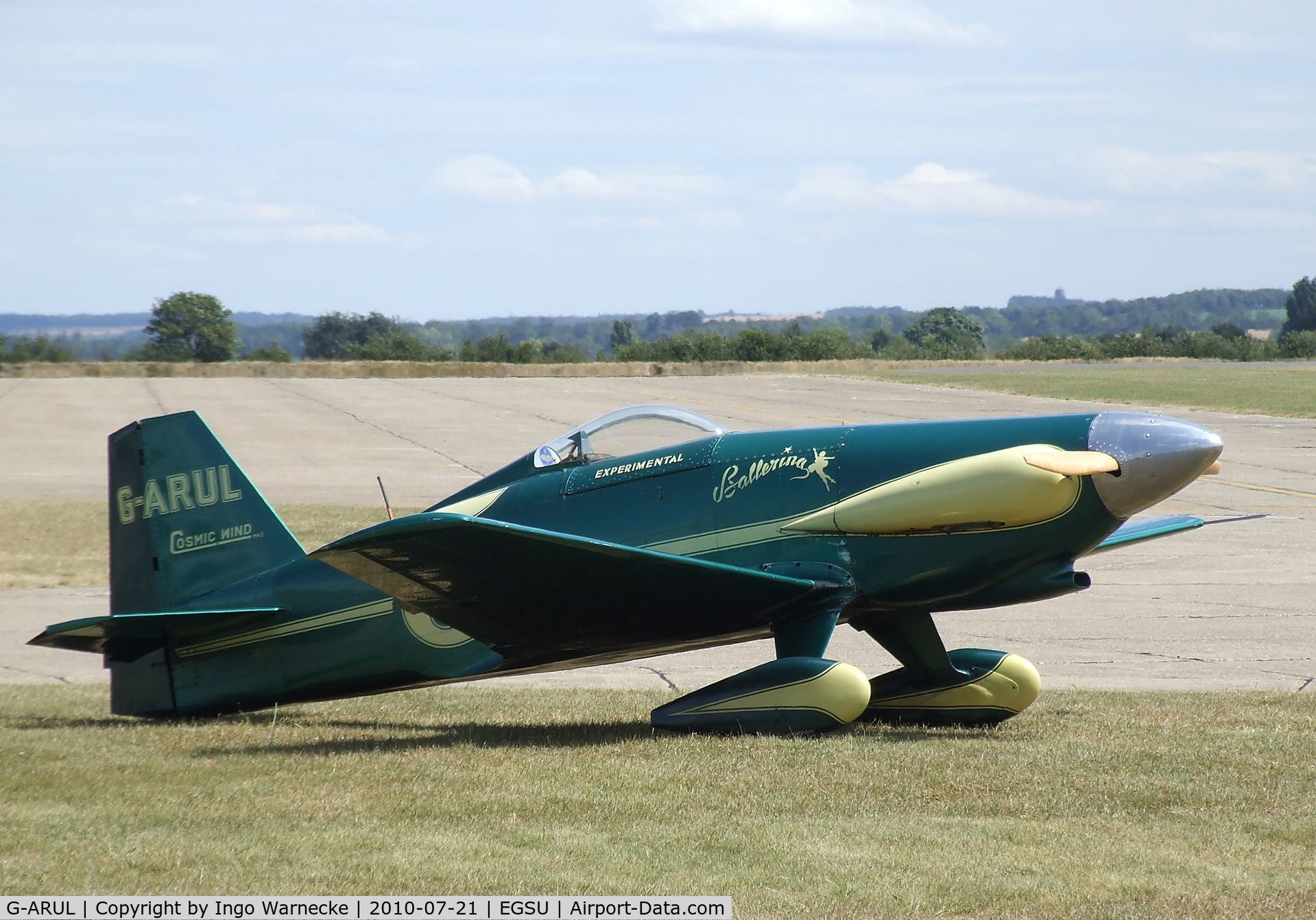 G-ARUL, 1973 LeVier Cosmic Wind C/N PFA 1511, LeVier Cosmic Wind Racer at the Imperial War Museum, Duxford