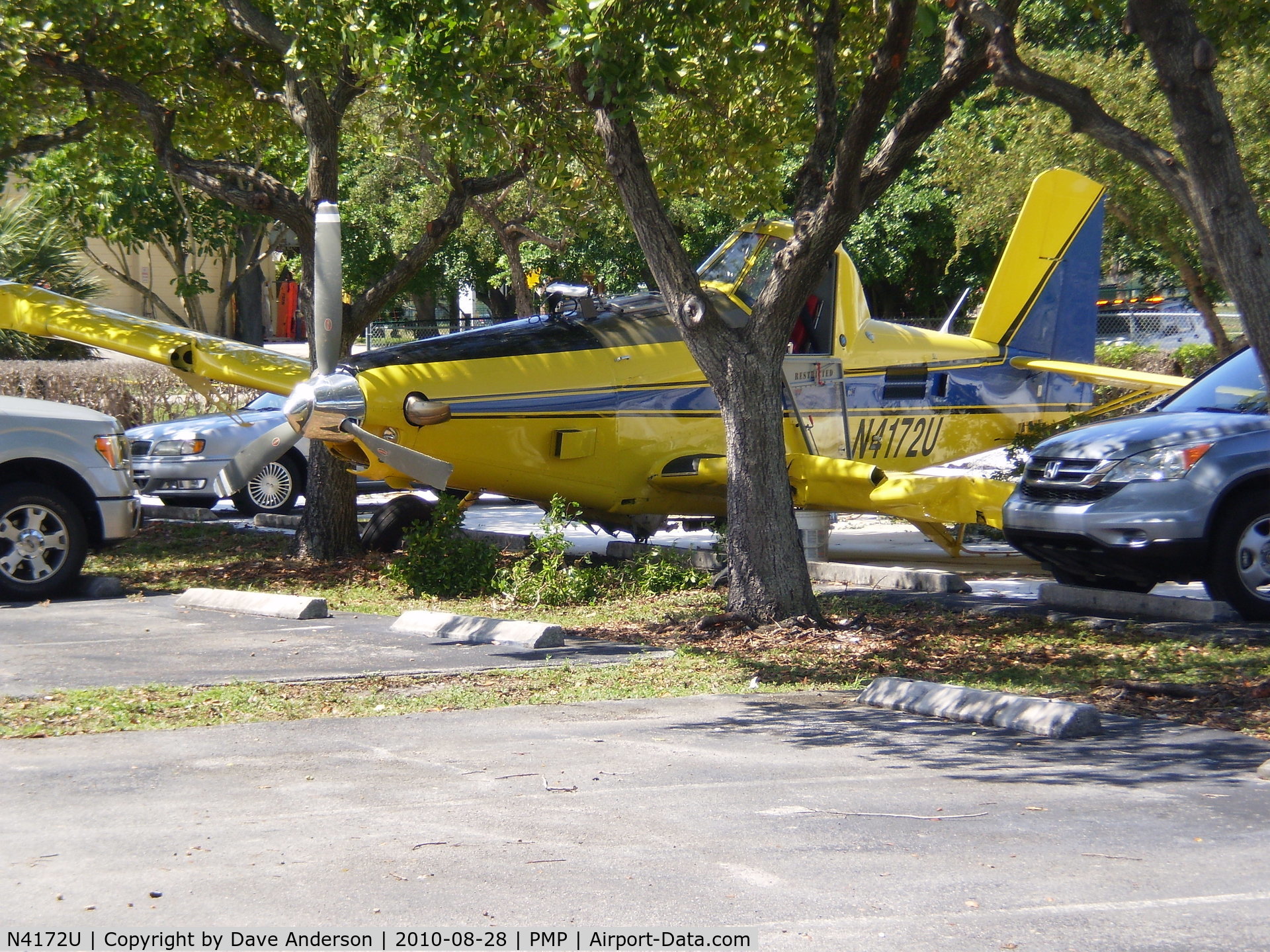 N4172U, Air Tractor Inc AT-402B C/N 402B-1228, N4172U crashed on take off from Pompano Beach Air Park