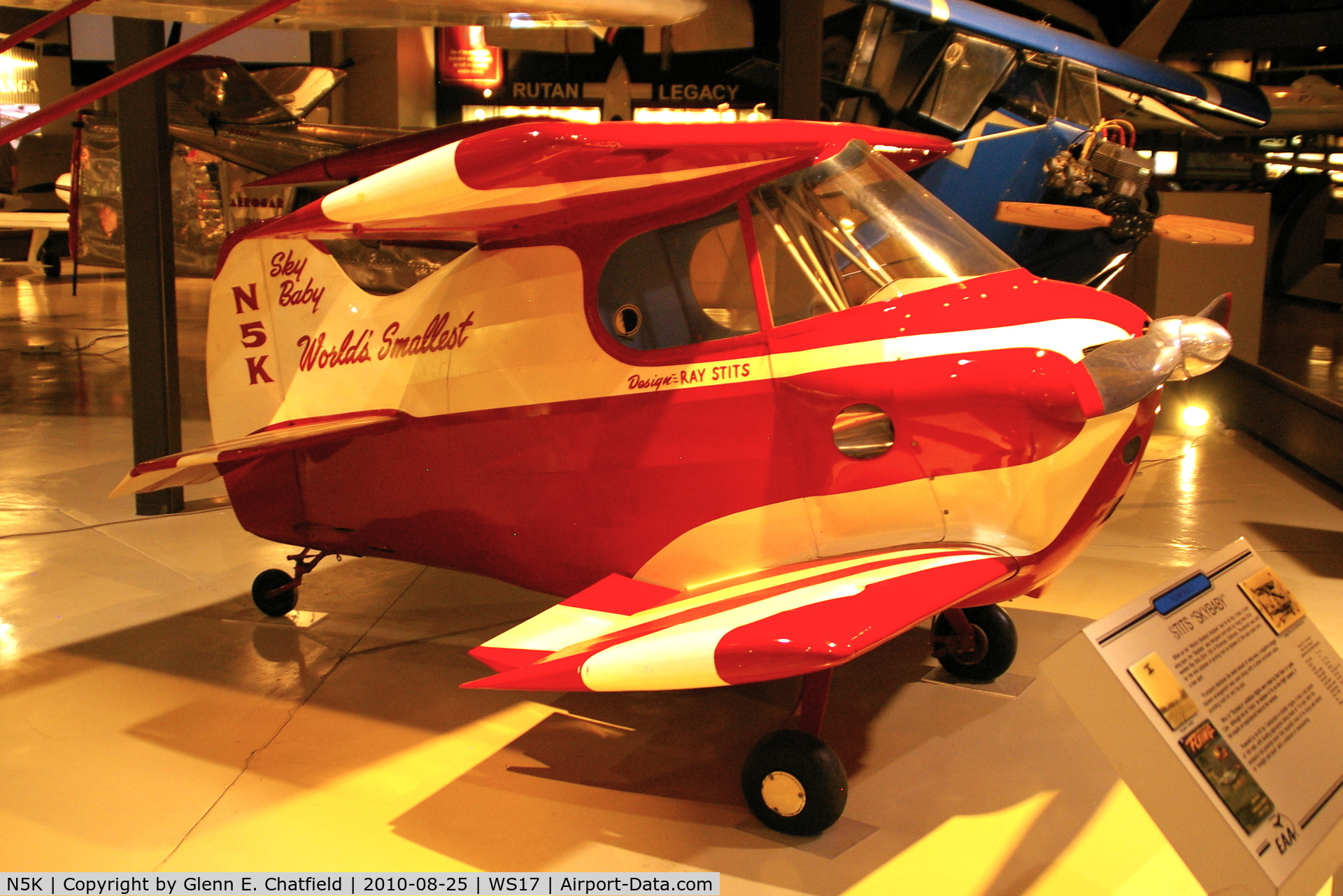 N5K, 1952 Stits SA-2 Sky Baby C/N 1, At the EAA Museum