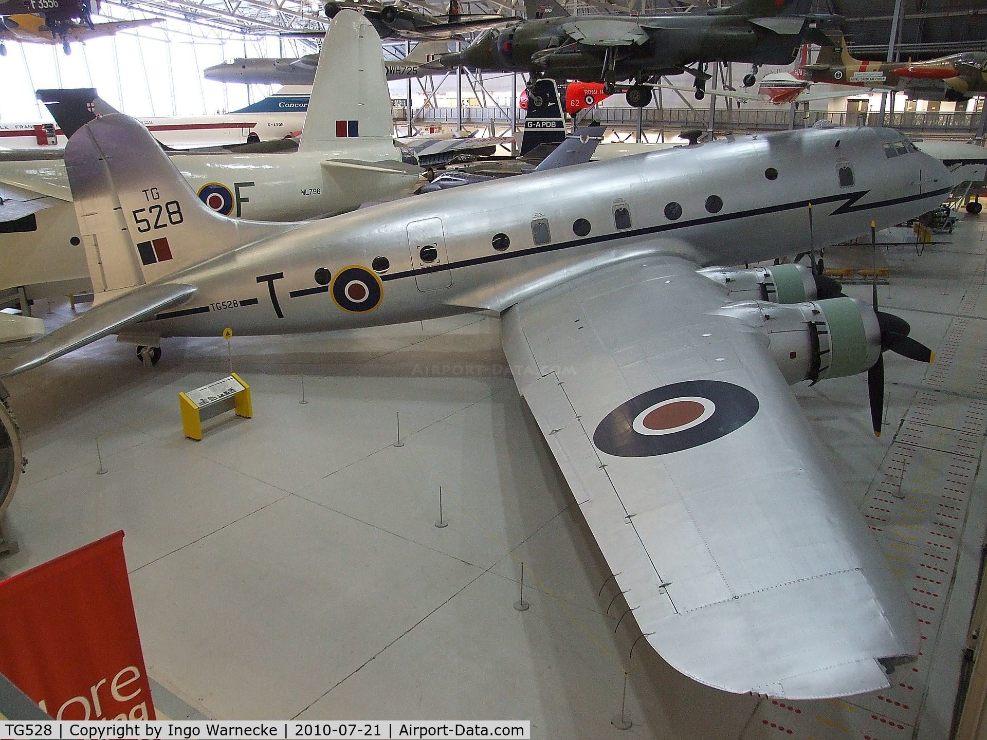 TG528, 1948 Handley Page Hastings C.1A C/N HP67/32, Handley Page Hastings C1A at the Imperial War Museum, Duxford
