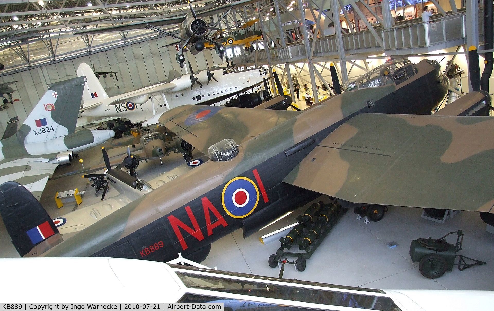KB889, Avro 683 Lancaster B10 C/N KB889, Avro Lancaster X at the Imperial War Museum, Duxford