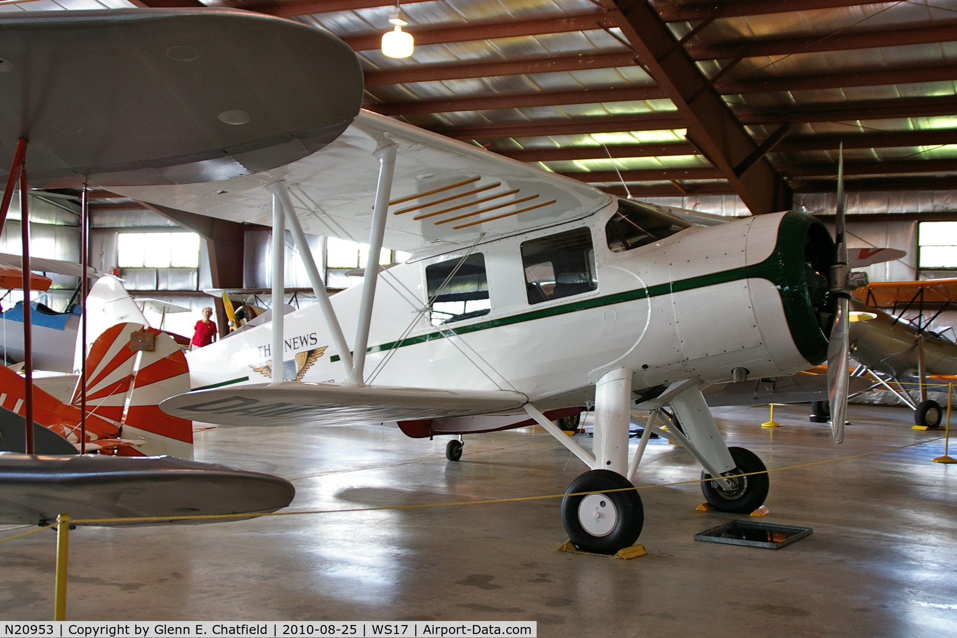 N20953, 1939 Waco ARE C/N 5080, At the EAA Museum