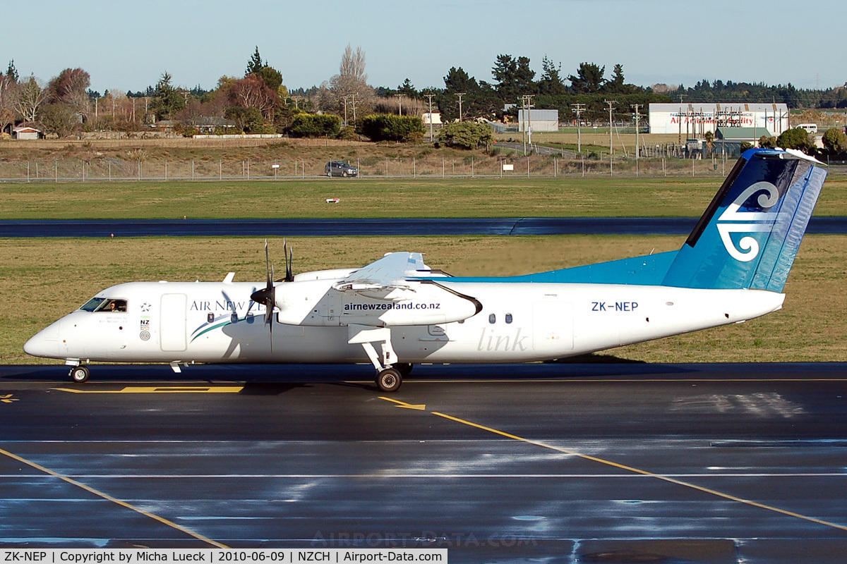 ZK-NEP, 2006 De Havilland Canada DHC-8-311Q Dash 8 C/N 634, At Christchurch