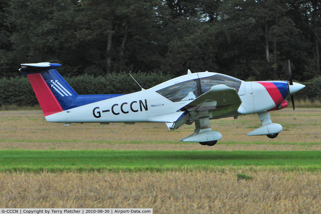 G-CCCN, 1994 Robin R-3000-160 C/N 167, 1994 Avions Pierre Robin PIERRE ROBIN R3000/160, c/n: 167 arriving at 2010 Abbots Bromley Fly-In