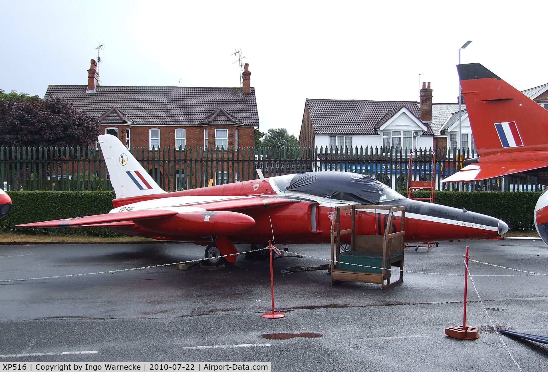 XP516, 1963 Hawker Siddeley Gnat T.1 C/N FL531, Folland (Hawker Siddeley) Gnat T1 at the Farnborough Air Science Trust