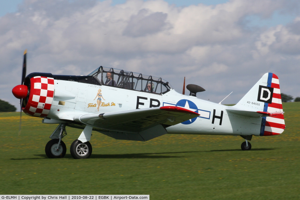 G-ELMH, 1942 North American AT-6D Harvard III C/N 88-16336 (42-84555), at the Sywell Airshow