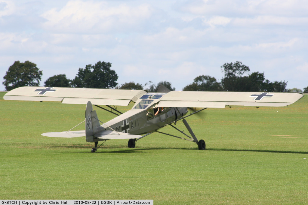 G-STCH, 1942 Fieseler Fi-156A-1 Storch C/N 2088, at the Sywell Airshow