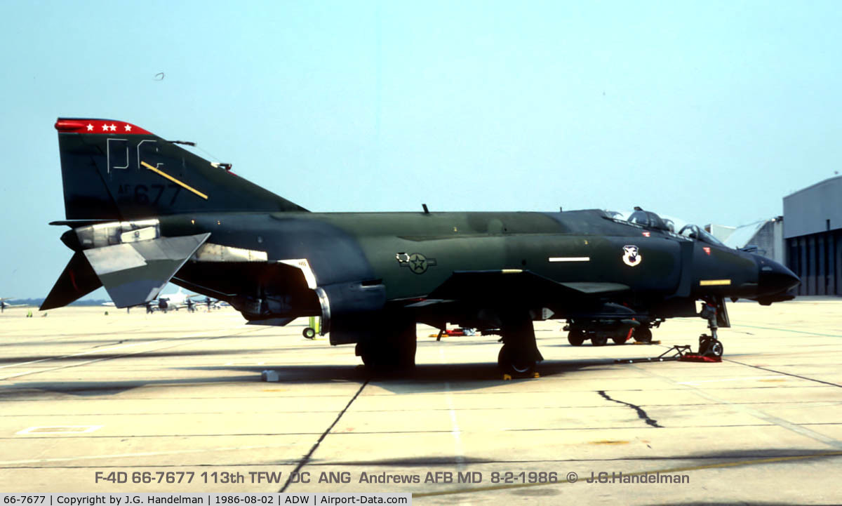66-7677, 1966 McDonnell F-4D Phantom II C/N 2272, Lizard scheme