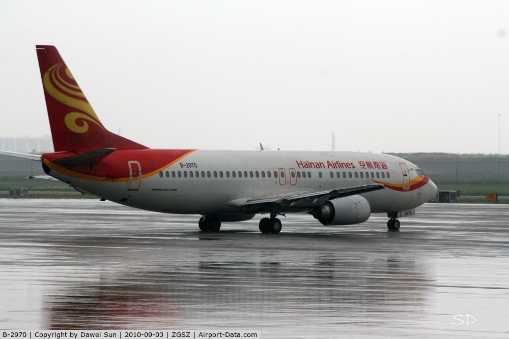 B-2970, 1996 Boeing 737-4Q8 C/N 26337, Hainan Airlines