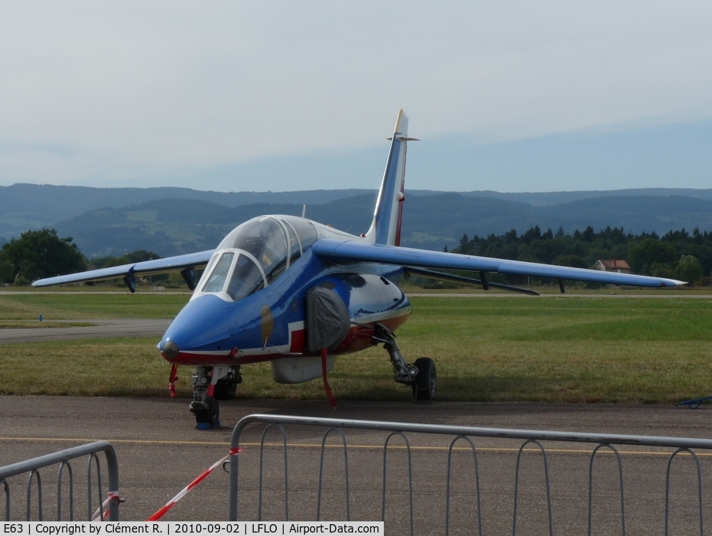 E63, Dassault-Dornier Alpha Jet E C/N E63, Spare a/c @ Roanne 2010