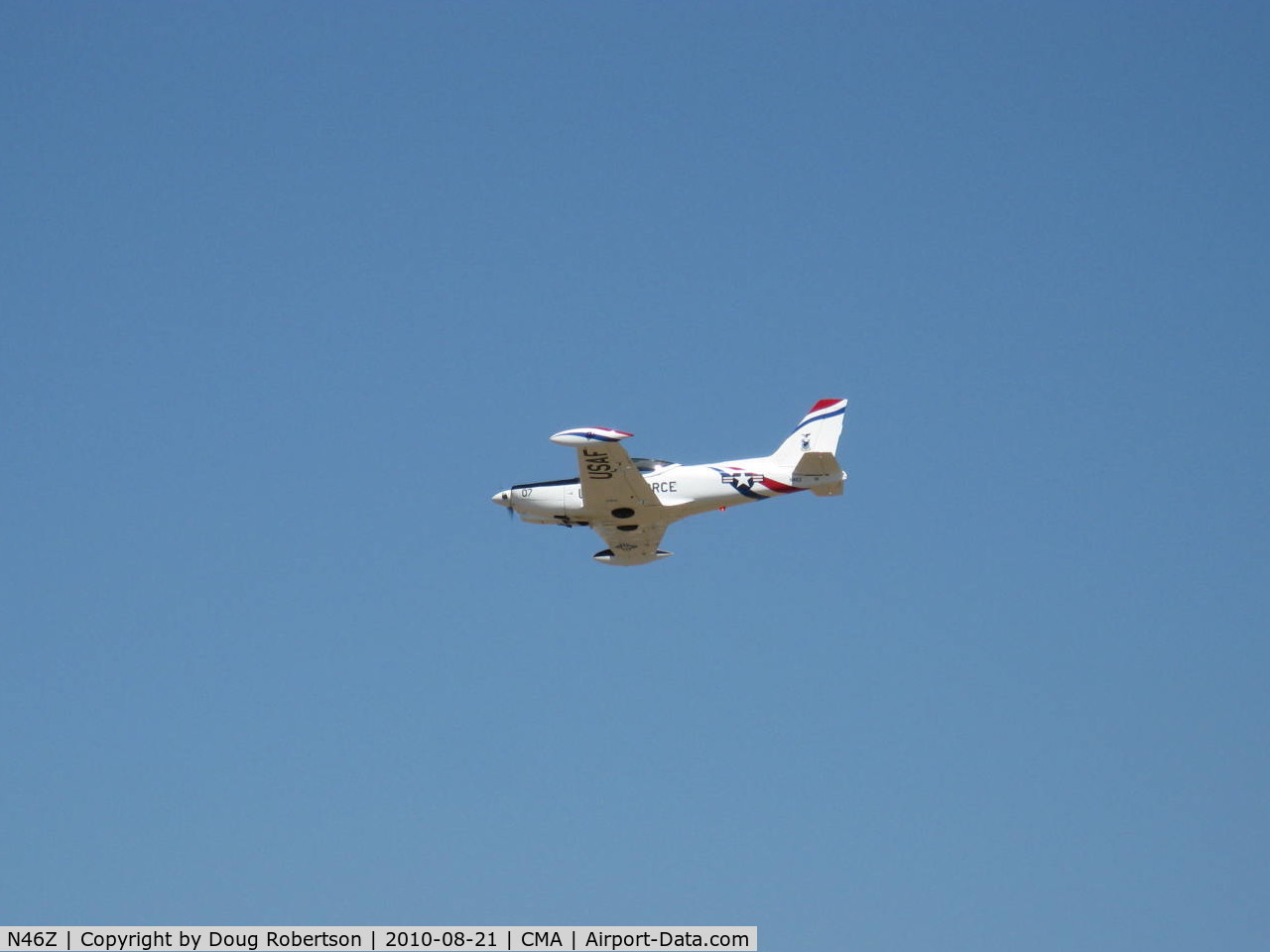N46Z, SIAI-Marchetti SF-260C C/N 468, SIAI Marchetti SF.260C, Lycoming O-540-E4A5 260 Hp, flown from right seat, overflight