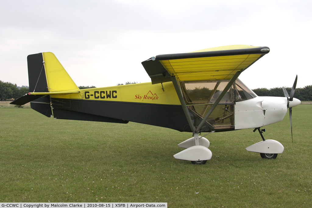 G-CCWC, 2004 Best Off Skyranger 912(2) C/N BMAA/HB/367, Skyranger 912(2) at Fishburn Airfield, UK in August 2010.