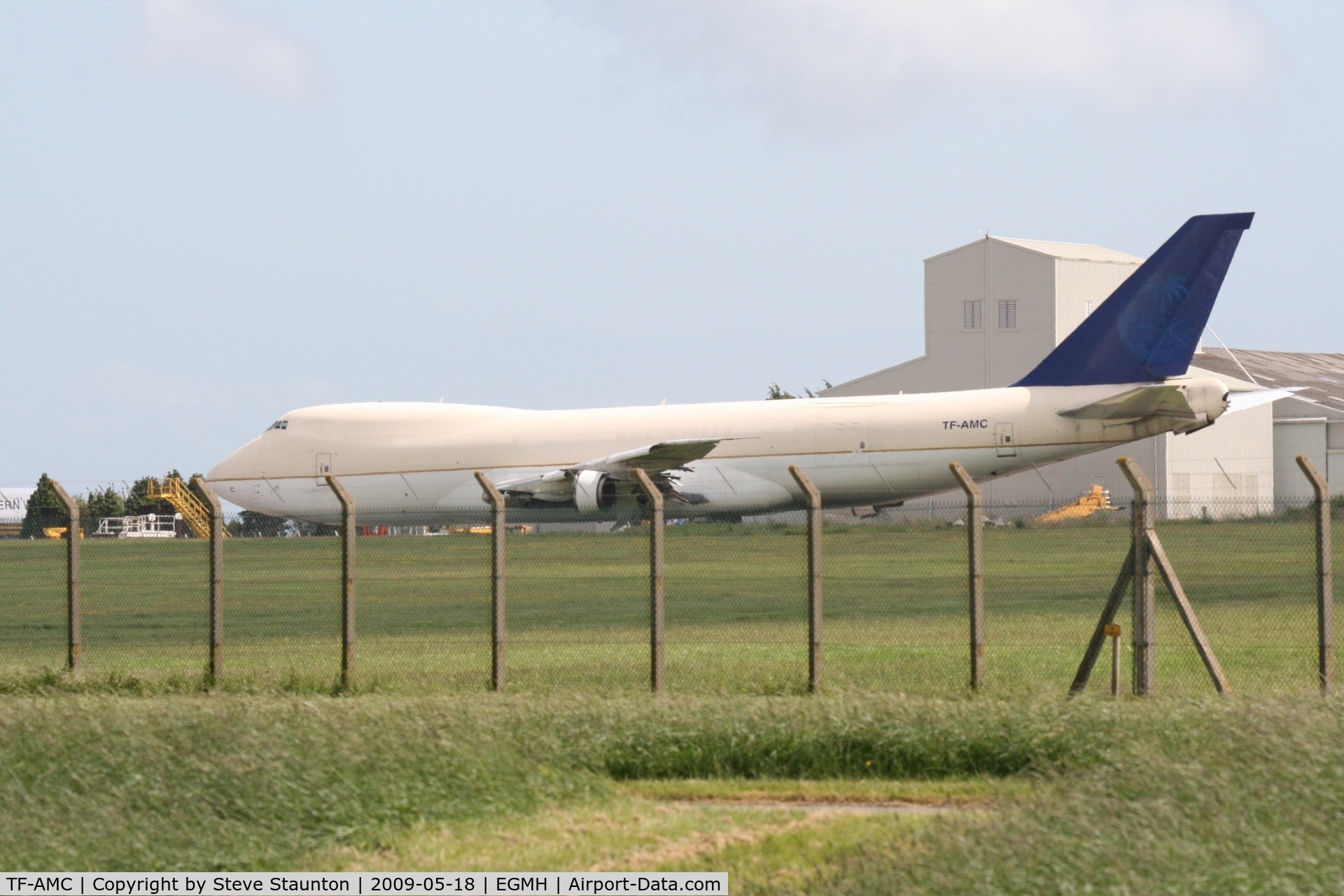 TF-AMC, 1979 Boeing 747-2B3F/SCD C/N 21835, Taken at Kent Airport May 2009