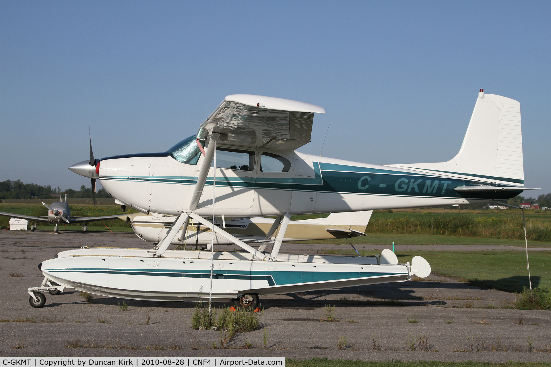 C-GKMT, Cessna 180A C/N 50284, Floatplane country in Ontario
