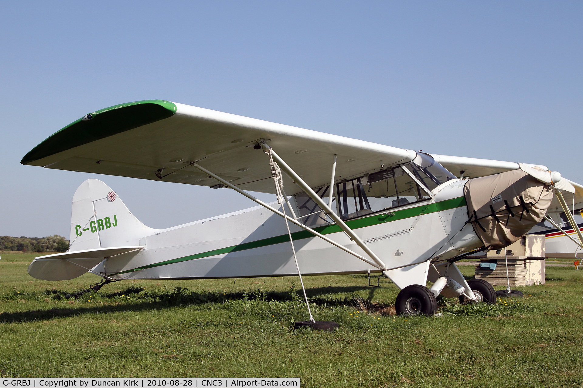C-GRBJ, 2004 Wag-Aero Sport Trainer C/N 1017, Looking like a Piper Cub!
