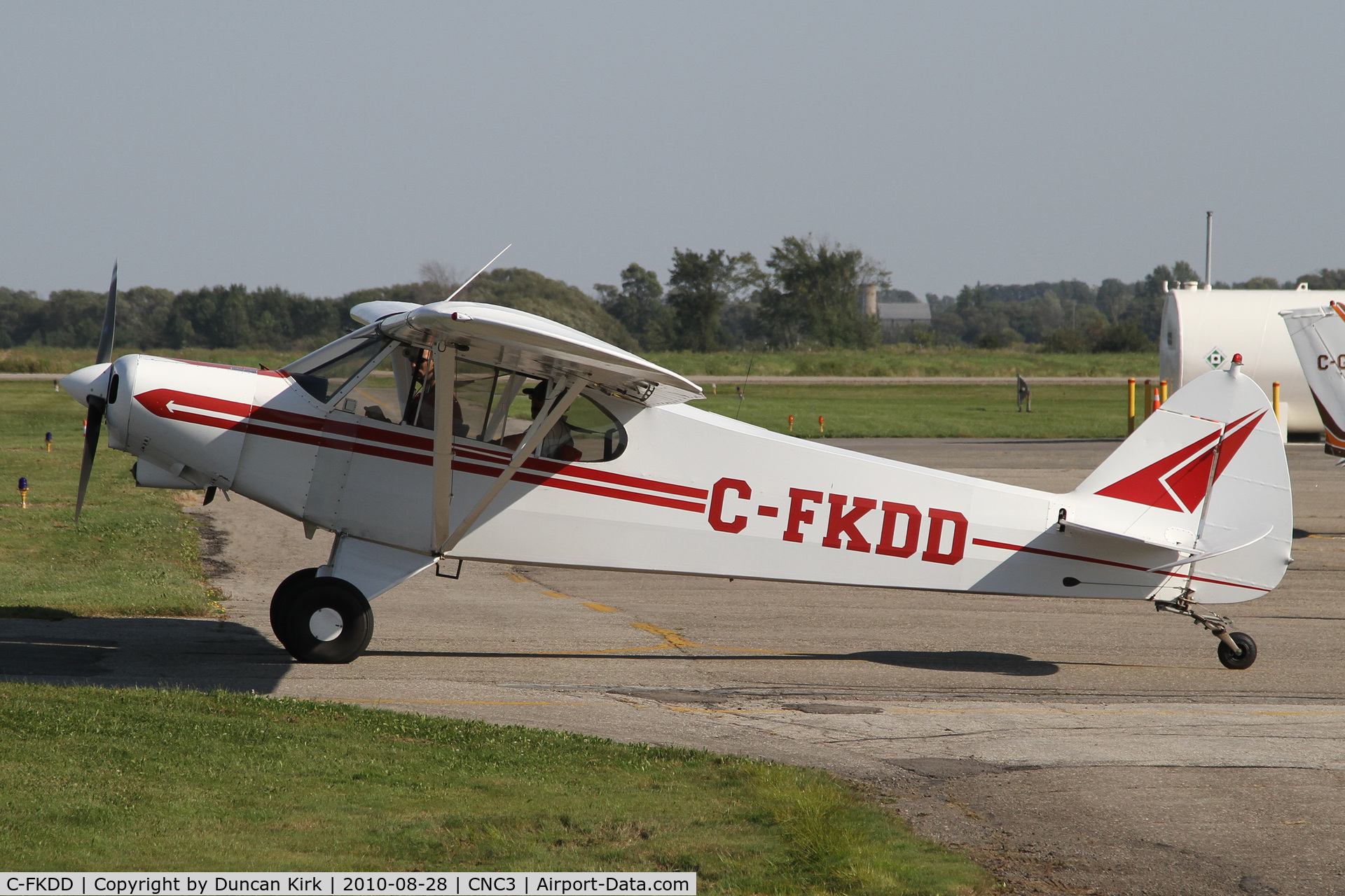 C-FKDD, 1975 Piper PA-18-150 Super Cub C/N 18-7509015, Great day to take the Cub up!