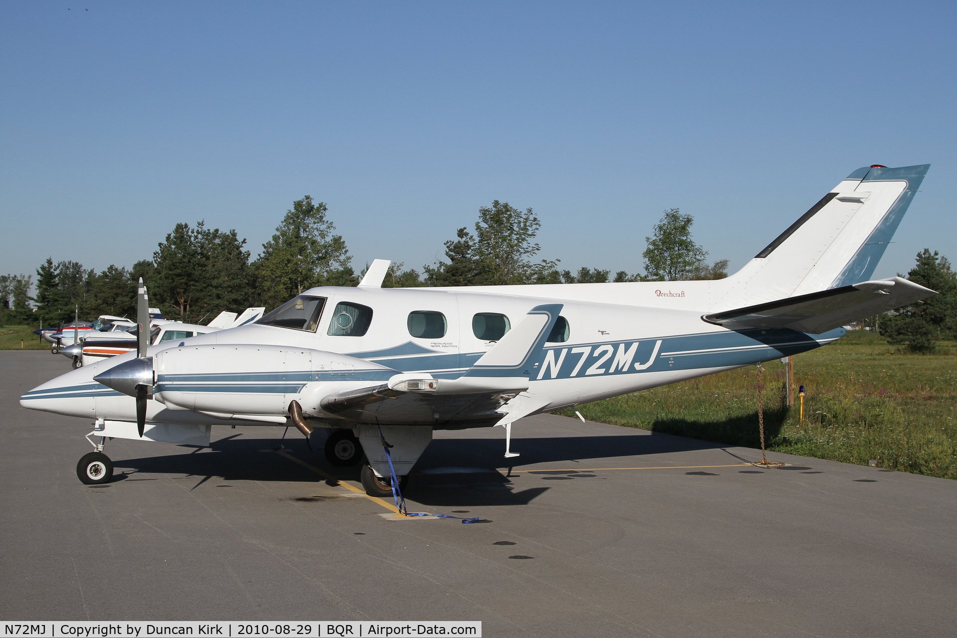 N72MJ, 1974 Beech B-60 Duke C/N P-285, The Duke is such a sleek aircraft