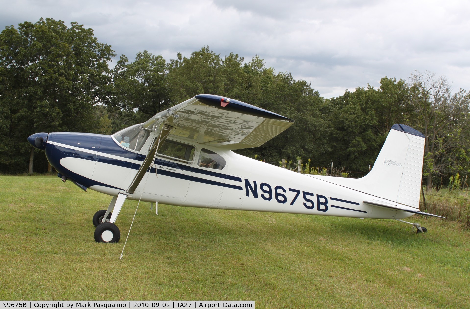 N9675B, 1957 Cessna 180A C/N 32972, Cessna 180A