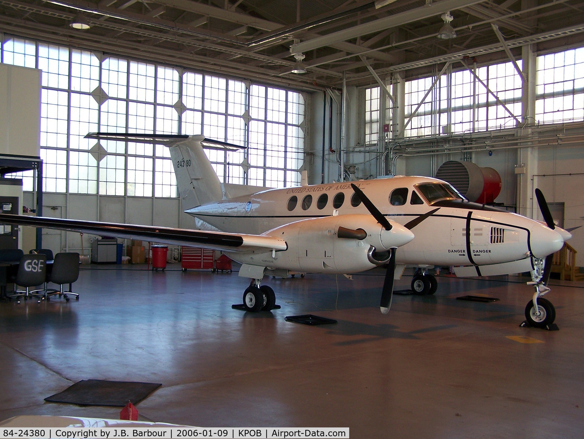 84-24380, 1984 Beech C-12D Huron C/N BP-51, Queen Air