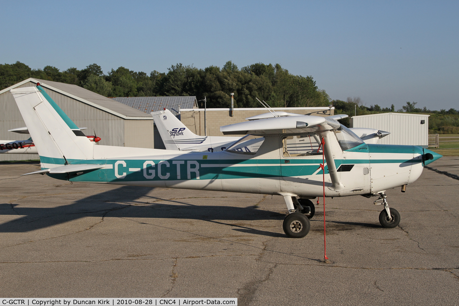 C-GCTR, 1979 Cessna 152 C/N 15282740, A hot summers evening at Guelph, ON
