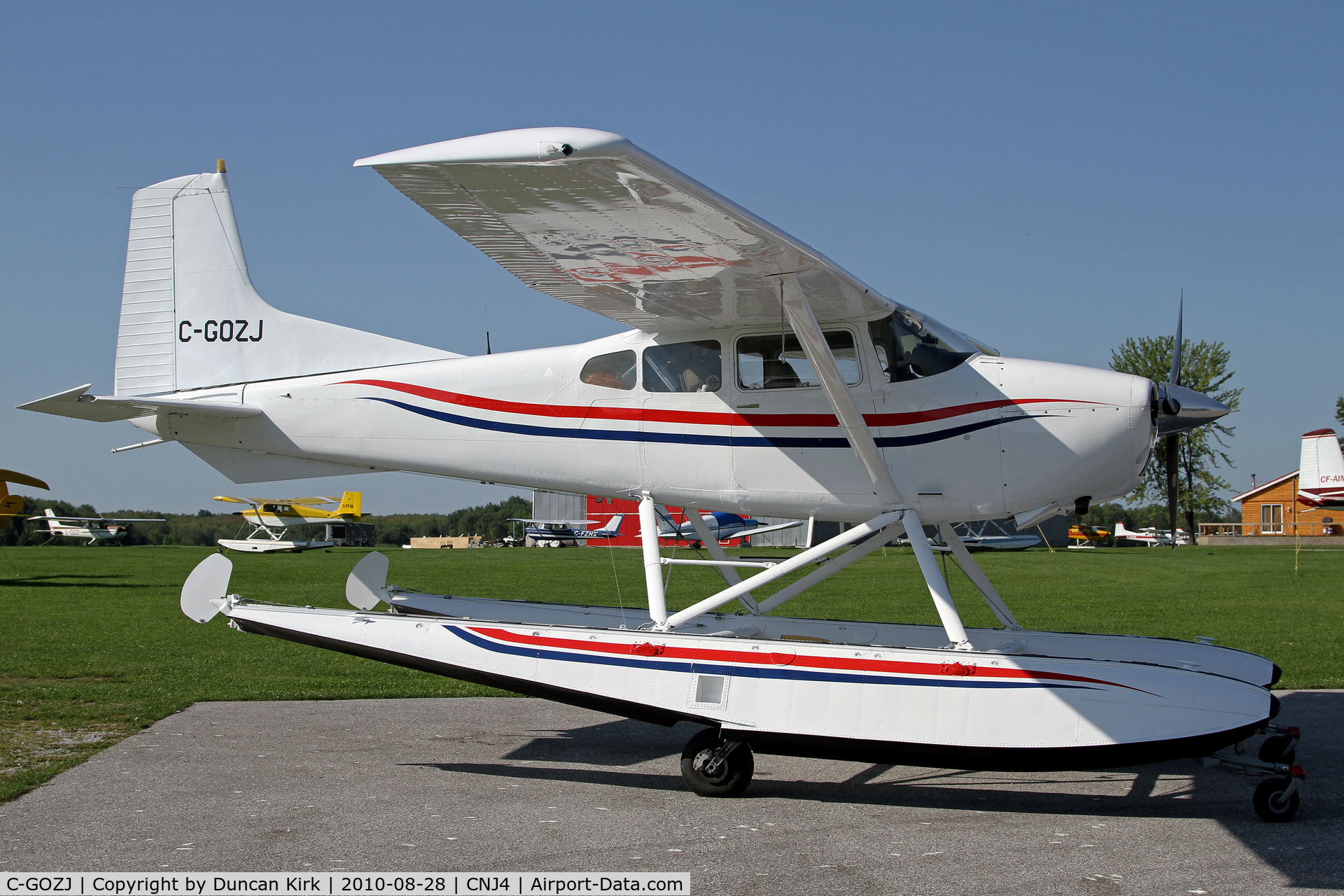 C-GOZJ, 1974 Cessna A185F Skywagon 185 C/N 18502526, 185's abound at Orillia/Lake St John