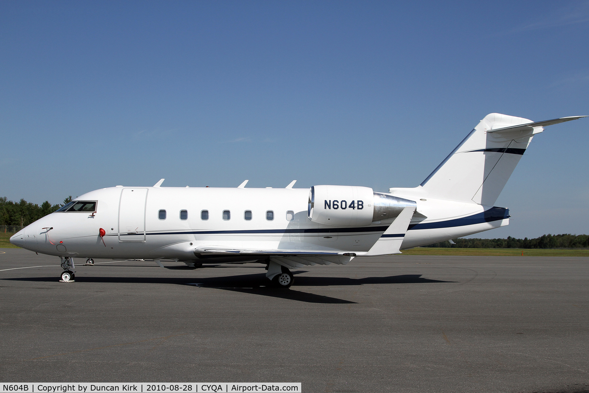 N604B, Canadair Challenger 604 (CL-600-2B16) C/N 5335, American's like to come up to play on the Canadian lakes too!
