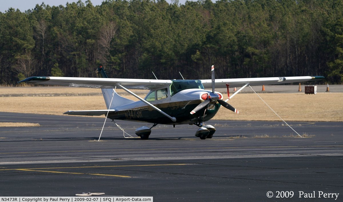 N3473R, 1967 Cessna 182L Skylane C/N 18258773, Quietly sitting in Suffolk, VA