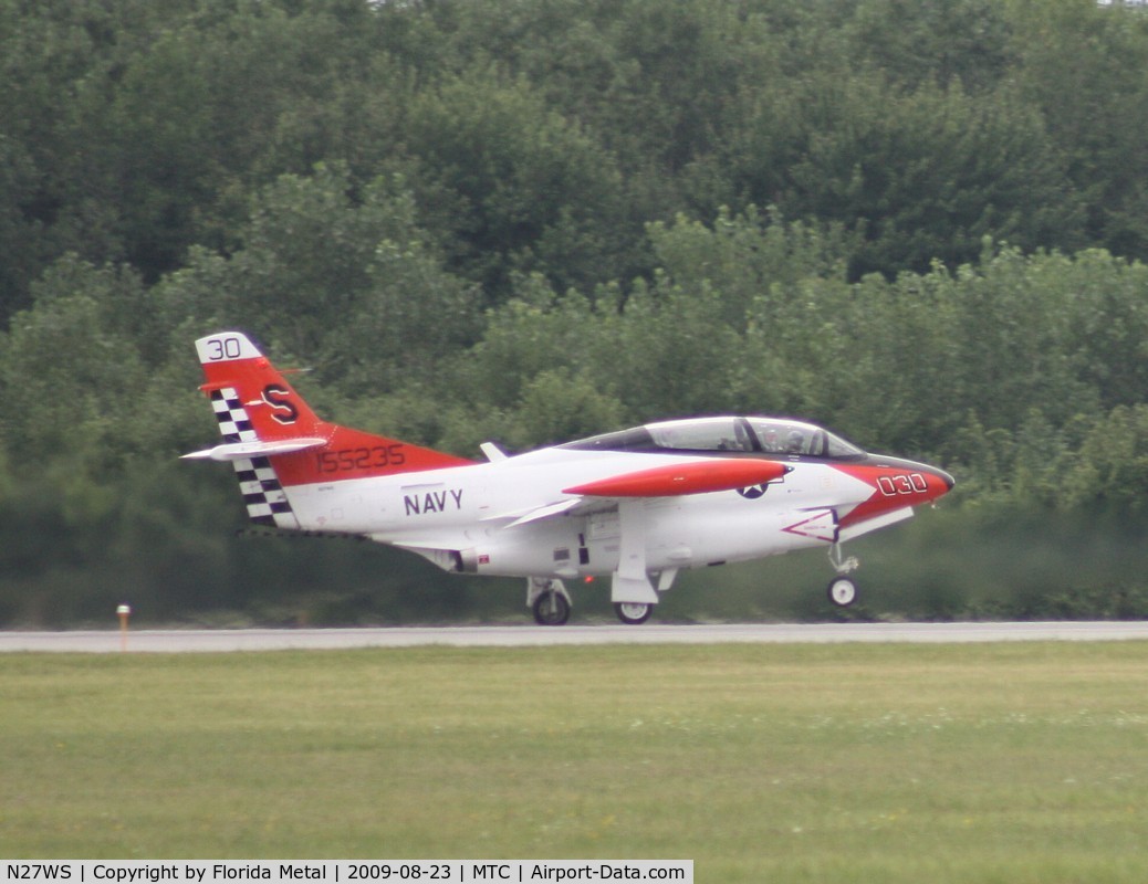 N27WS, North American T-2B Buckeye C/N 310-30, T-2