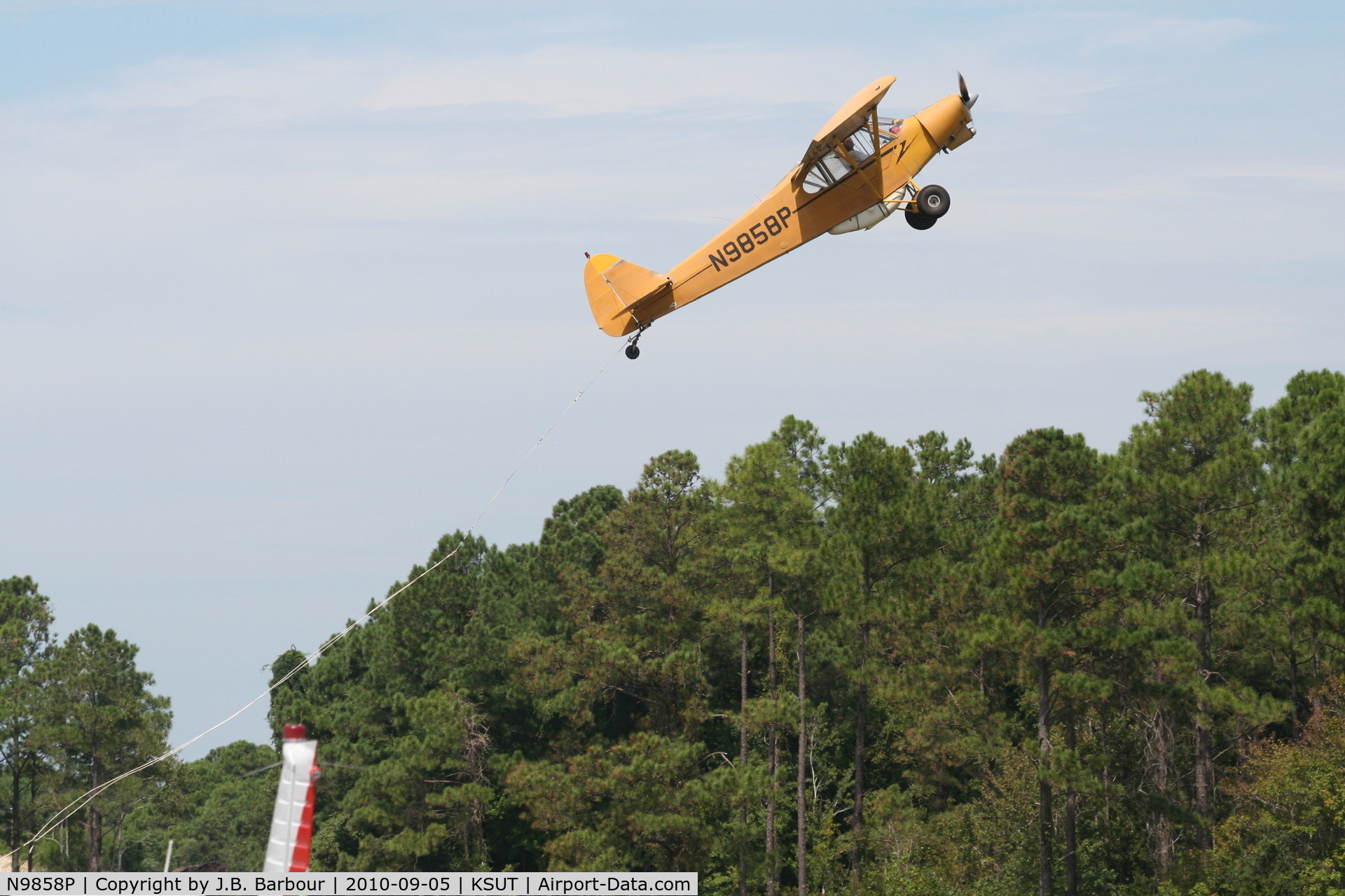 N9858P, 1976 Piper PA-18-150 Super Cub C/N 18-7709006, Doing this you have to have your game face on.