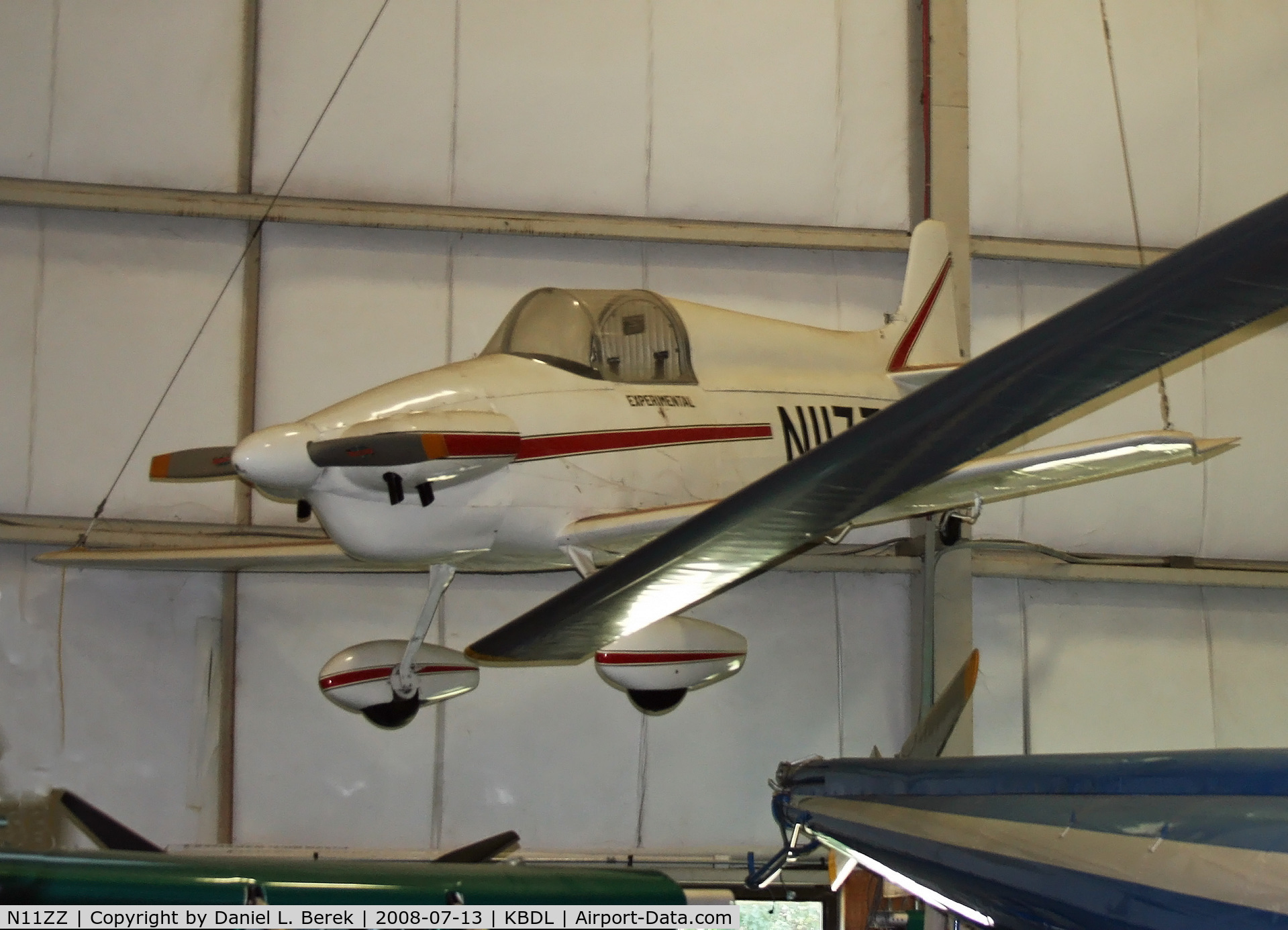 N11ZZ, 1970 Nicks Special LR-1A C/N 11, On display in the civilian aircraft wing of the NEAM