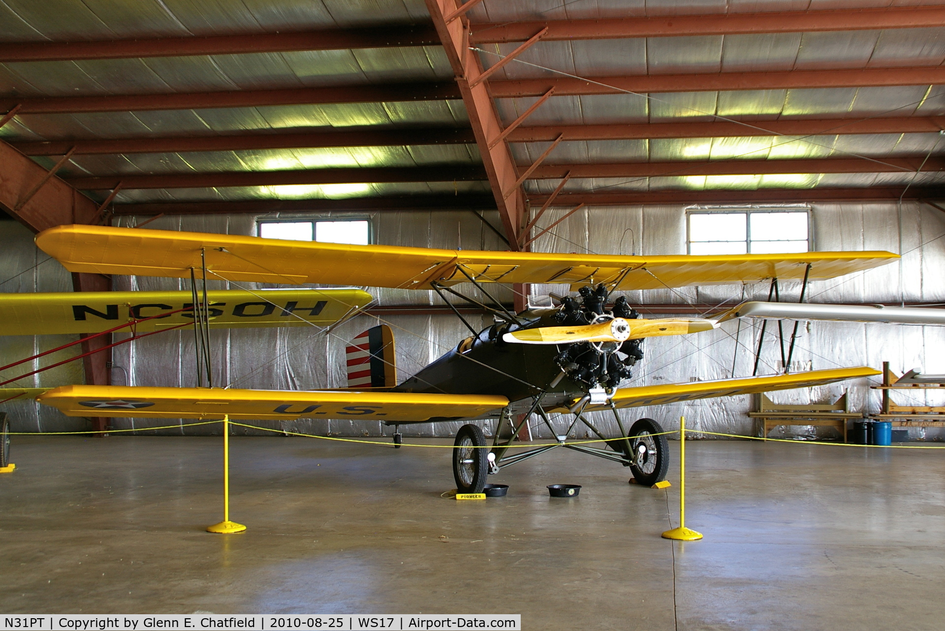 N31PT, 1998 Consolidated PT-3 Replica C/N 1, At the EAA Museum.  Replica PT-3