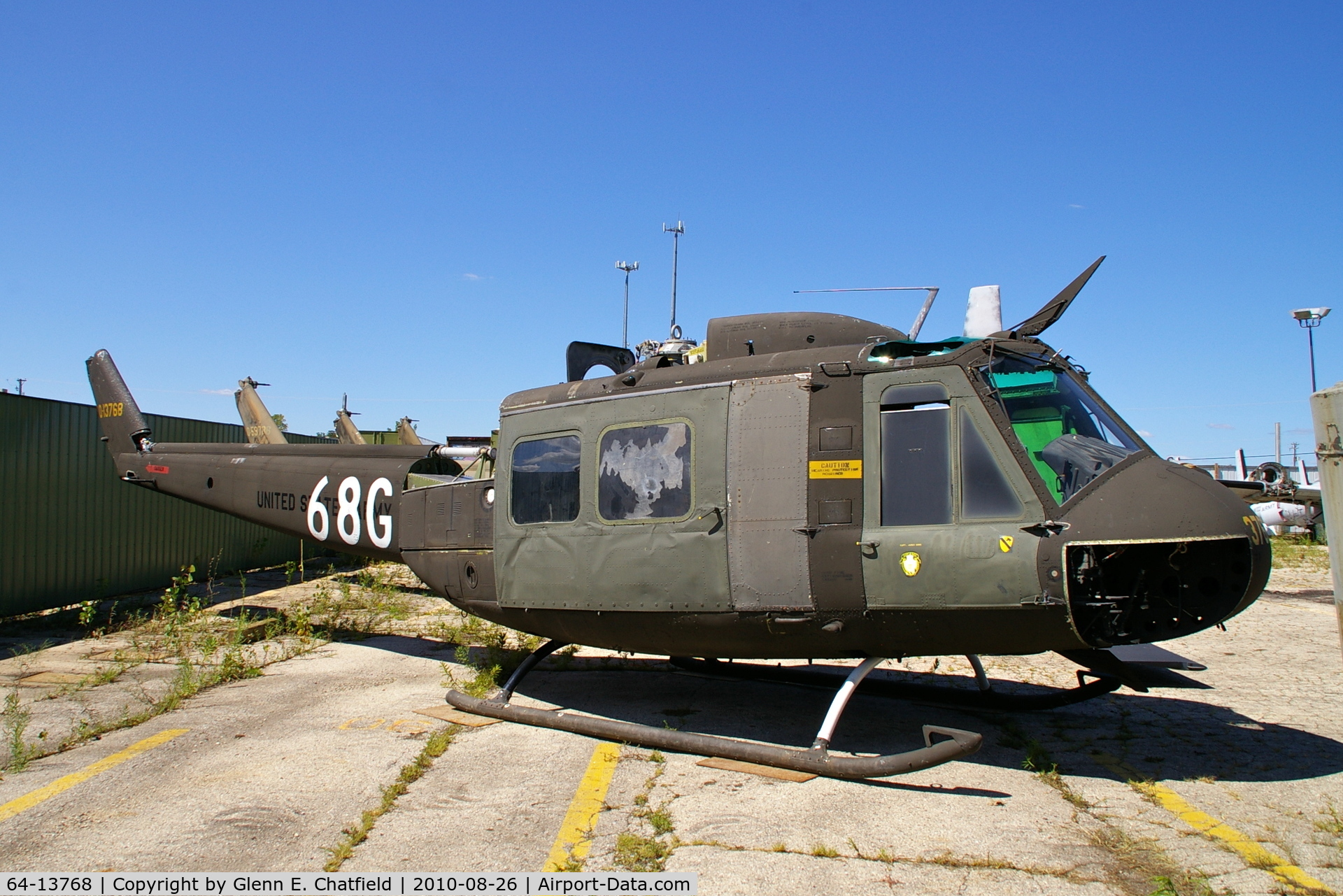 64-13768, 1964 Bell UH-1H Iroquois. C/N 4475, At the Russell Military Museum