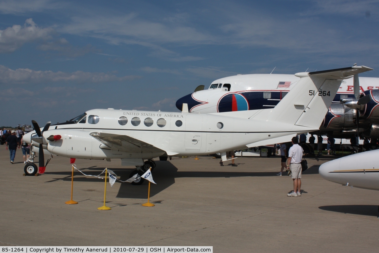 85-1264, Beech C-12F Huron C/N BP-055, Beech C-12F Huron, serial 85-1264, c/n: BP-055