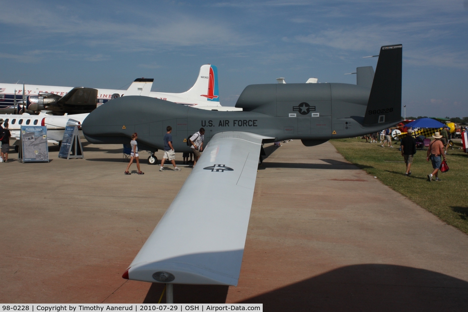 98-0228, 1998 Northrop Grumman RQ-4 Global Hawk C/N Not found 98-0228, 1998 Global Hawk UAV