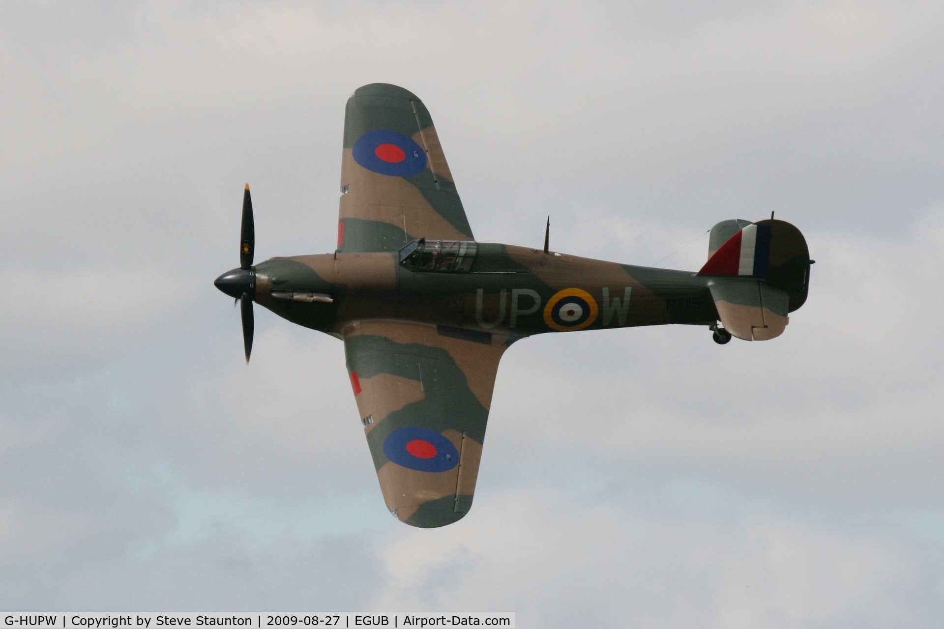 G-HUPW, 1940 Hawker Hurricane I C/N G592301, Taken at RAF Benson Families Day, August 2009
