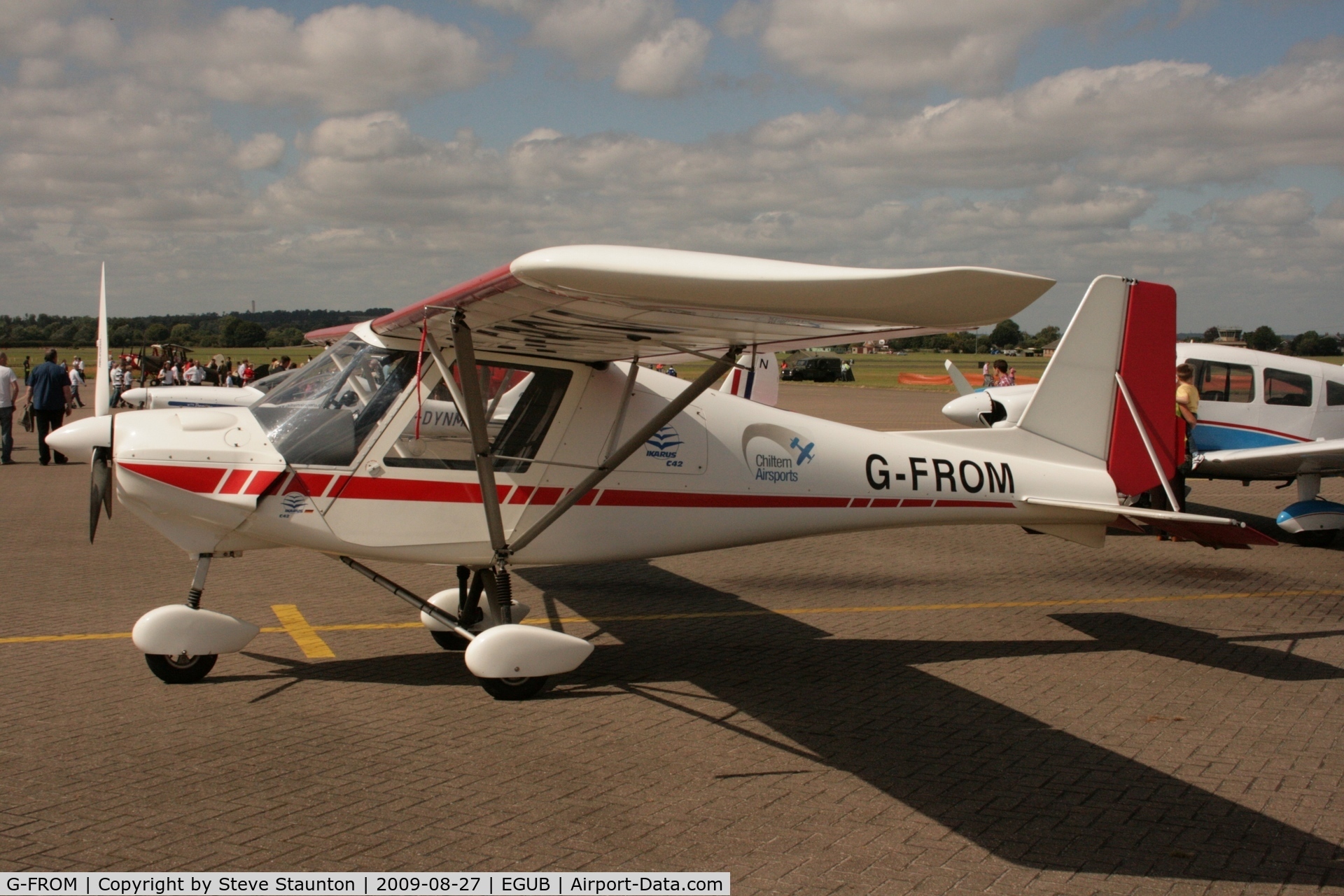 G-FROM, 2003 Comco Ikarus C42 FB100 C/N 0307-6554, Taken at RAF Benson Families Day, August 2009