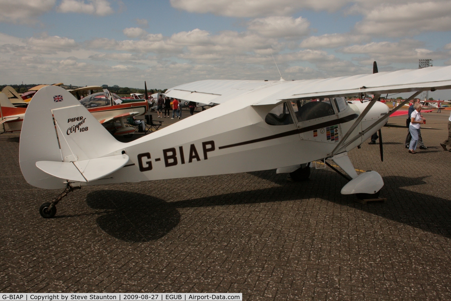 G-BIAP, 1950 Piper PA-16 Clipper Clipper C/N 16-732, Taken at RAF Benson Families Day, August 2009