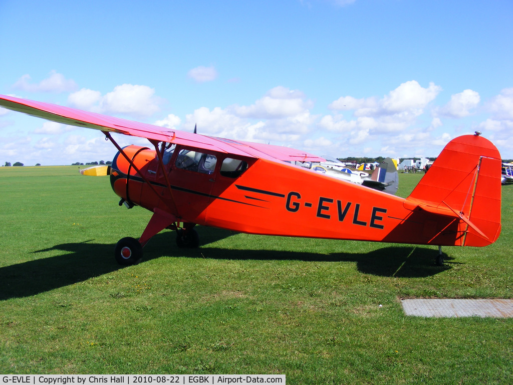 G-EVLE, 1939 Rearwin 8125 Cloudster C/N 803, at the Sywell Airshow