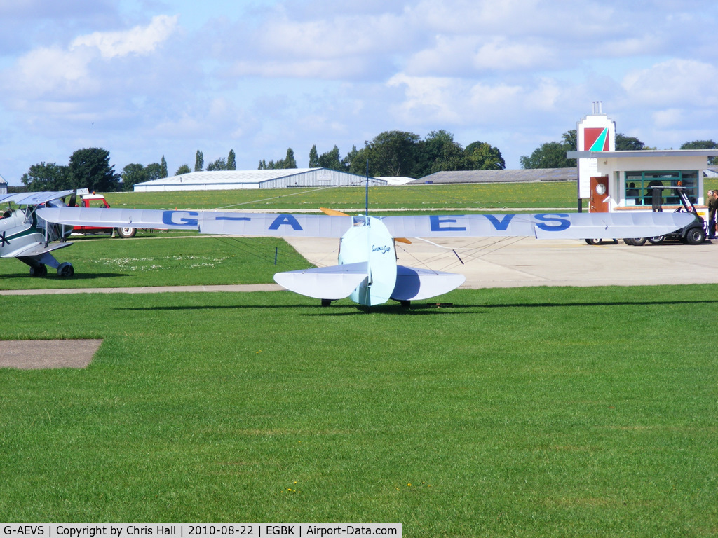 G-AEVS, 1937 Aeronca 100 C/N AB114, at the Sywell Airshow